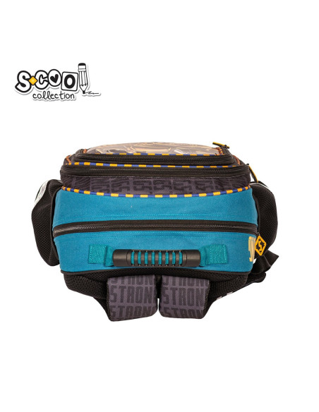 SC2128,Ghiozdan ergonomic POWER, 40.5x29x13.5 cm - S-COOL SC2128,Ghiozdan ergonomic POWER, 40.5x29x13.5 cm - S-COOL