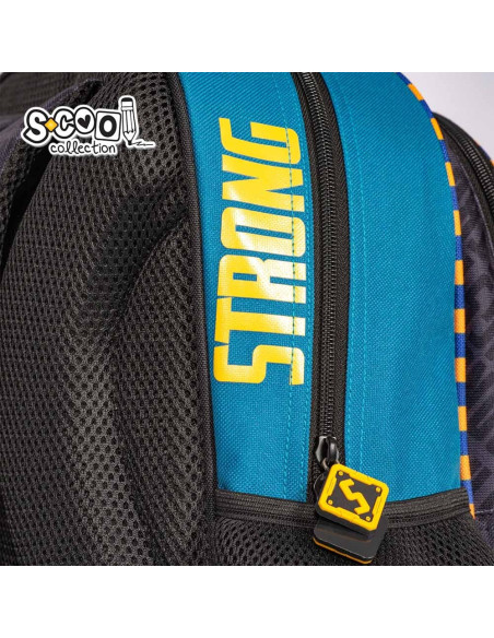 SC2128,Ghiozdan ergonomic POWER, 40.5x29x13.5 cm - S-COOL SC2128,Ghiozdan ergonomic POWER, 40.5x29x13.5 cm - S-COOL