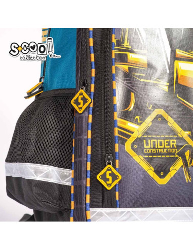 SC2128,Ghiozdan ergonomic POWER, 40.5x29x13.5 cm - S-COOL SC2128,Ghiozdan ergonomic POWER, 40.5x29x13.5 cm - S-COOL