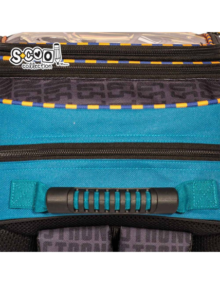 SC2128,Ghiozdan ergonomic POWER, 40.5x29x13.5 cm - S-COOL SC2128,Ghiozdan ergonomic POWER, 40.5x29x13.5 cm - S-COOL