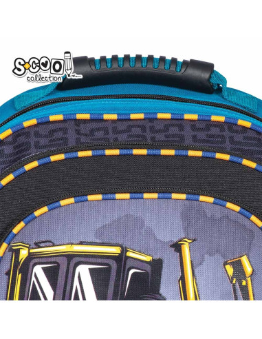 SC2128,Ghiozdan ergonomic POWER, 40.5x29x13.5 cm - S-COOL SC2128,Ghiozdan ergonomic POWER, 40.5x29x13.5 cm - S-COOL