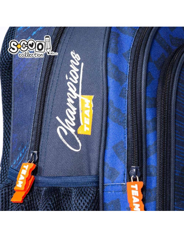 SC2129,Ghiozdan ergonomic BASKETBALL, 40.5x29x13.5 cm - S-COOL