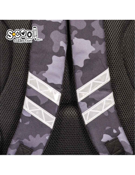 SC2130,Ghiozdan ergonomic AIR FORCE, 40.5x29x13.5 cm - S-COOL SC2130,Ghiozdan ergonomic AIR FORCE, 40.5x29x13.5 cm - S-COOL