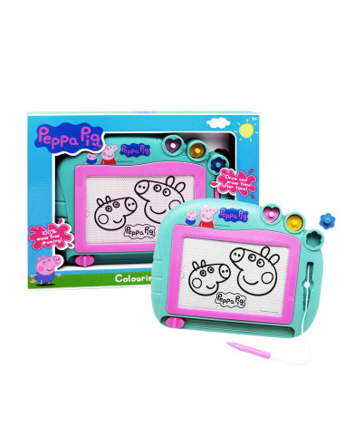 31217A,Tablita magica + stampile, Peppa Pig - Toi-Toys