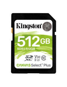 SDS2/512GB,Memory Card SDXC Kingston Canvas Select Plus 512GB, Class 10, UHS-I U3, V30