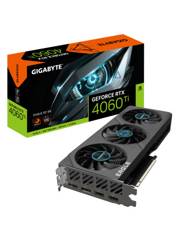 N406TEAGLE OC-8GD,Placa video Gigabyte nVidia GeForce RTX 4060 Ti Eagle OC 8GB, GDDR6, 128bit