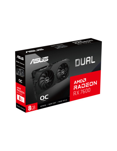 DUAL-RX7600-O8G,Asus Dual Radeon RX 7600 8GB OC "DUAL-RX7600-O8G"