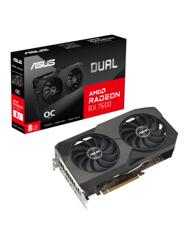 DUAL-RX7600-O8G,Asus Dual Radeon RX 7600 8GB OC "DUAL-RX7600-O8G"