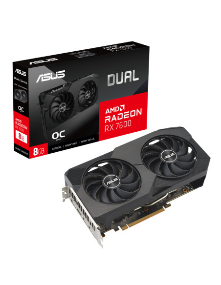 DUAL-RX7600-O8G,Asus Dual Radeon RX 7600 8GB OC "DUAL-RX7600-O8G"