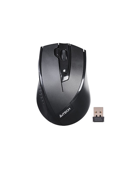 G9-730FX-BK,MOUSE A4TECH NB sau PC, wireless, optic, 2000 dpi, butoane/scroll 5/1, negru
