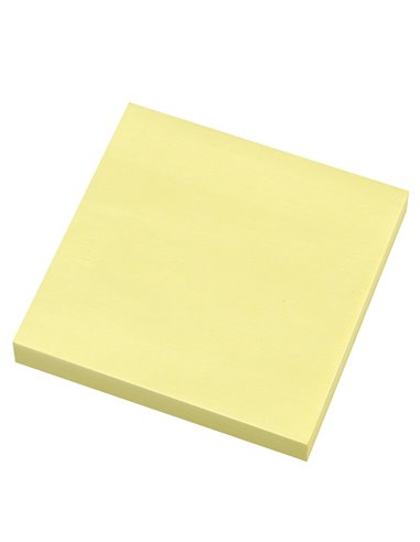 0790287,Bloc notite adezive Herlitz, 75 x 75 mm, 100 file, galben