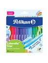 822312,Carioci Pelikan colorella star C301 24 culori/blister