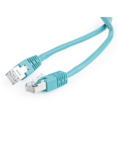 RY-PP22-1M/G,PATCH CORD FTP GEMBIRD Cat5e, cupru-aluminiu, 1 m, verde, AWG26, ecranat "PP22-1M/G"