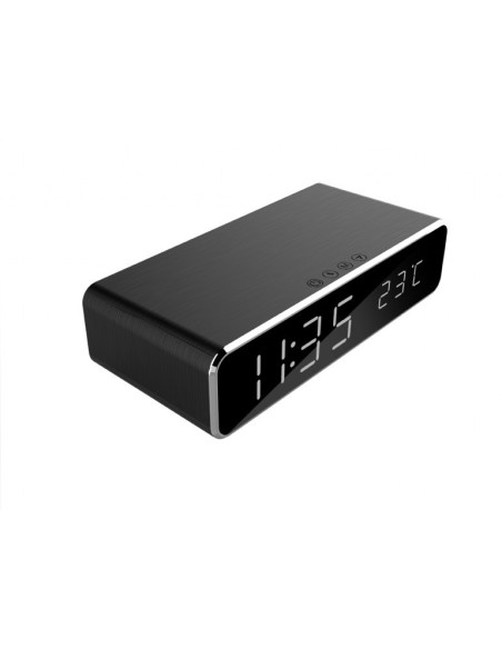 DAC-WPC-01,CEAS digital + ALIMENTATOR wireless GEMBIRD, display LCD ora/data/alarma/temperatura, black, "DAC-WPC-01"