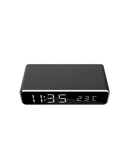 DAC-WPC-01,CEAS digital + ALIMENTATOR wireless GEMBIRD, display LCD ora/data/alarma/temperatura, black, "DAC-WPC-01"