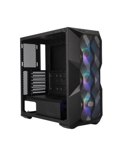 MCB-D500D-KGNN-S01,CARCASA Cooler Master, Middle Tower, E-ATX, "MasterBox TD500", fara sursa, sticla securizata, 3 x fan, USB 3.