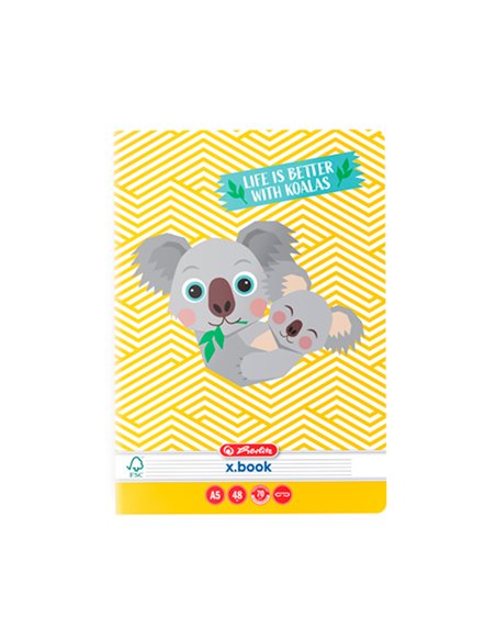 9492480-10,Set 10 x Caiet Herlitz A5 48 file, dictando, motiv Cute Animals