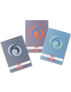 9480800,Caiet Herlitz A5 80 file patratele, Motiv Rainbow, 1buc.