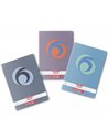 9480800,Caiet Herlitz A5 80 file patratele, Motiv Rainbow, 1buc.