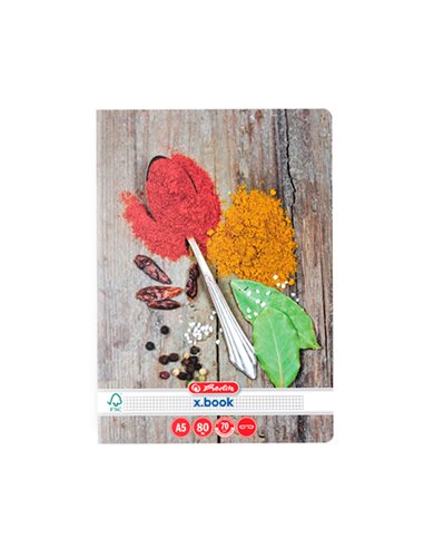 9480820,Caiet Herlitz A5 80 file matematica, Motiv Spices, 1buc. 9480820,Caiet Herlitz A5 80 file matematica, Motiv Spices, 1buc.