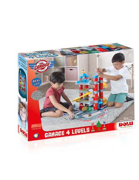 Set de constructie - Garaj cu 4 niveluri