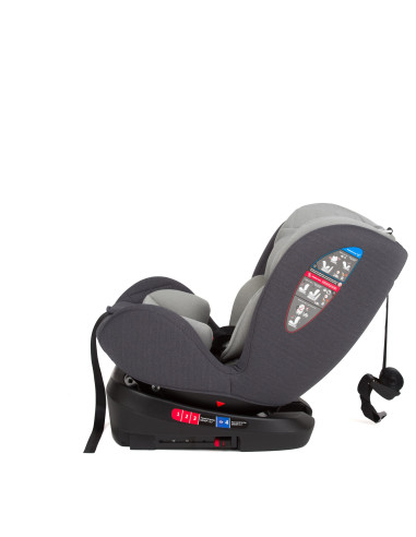 JU1200-TT-03,Scaun Auto Juju Total rotativ 360, Gri