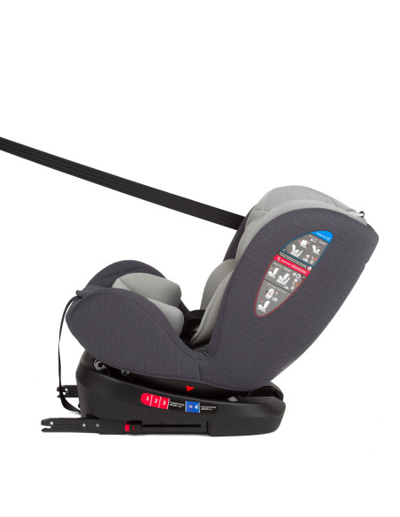 JU1200-TT-03,Scaun Auto Juju Total rotativ 360, Gri