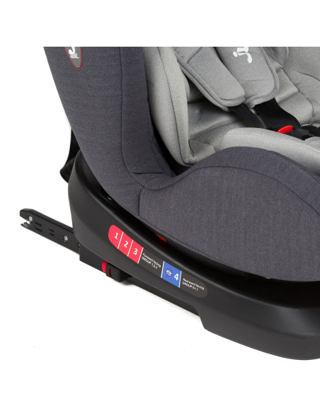 JU1200-TT-03,Scaun Auto Juju Total rotativ 360, Gri