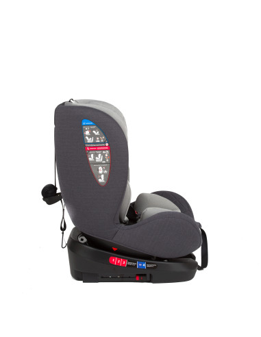 JU1200-TT-03,Scaun Auto Juju Total rotativ 360, Gri