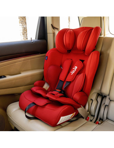 JU1200-EF-05,Scaun Auto Juju Safe Rider, Rosu-Bordo