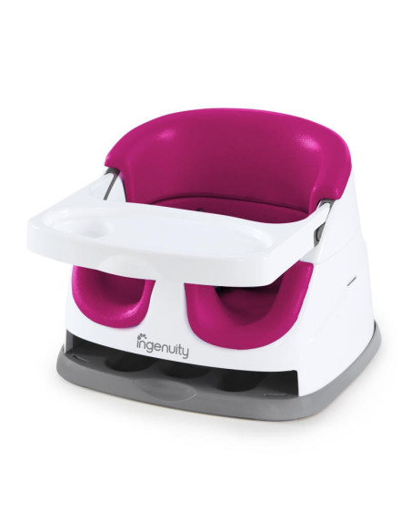 BB-11579,Ingenuity - Scaun de masa 2 in 1 Pink Flambe