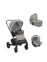 BB-A1201PAPEB000SET3,Joie – Carucior multifunctional 3 in 1 Chrome Pebble