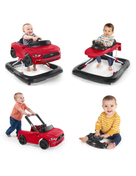 BB-11632,Bright Starts - Premergator si antepremergator 4 in 1 - Ford Mustang