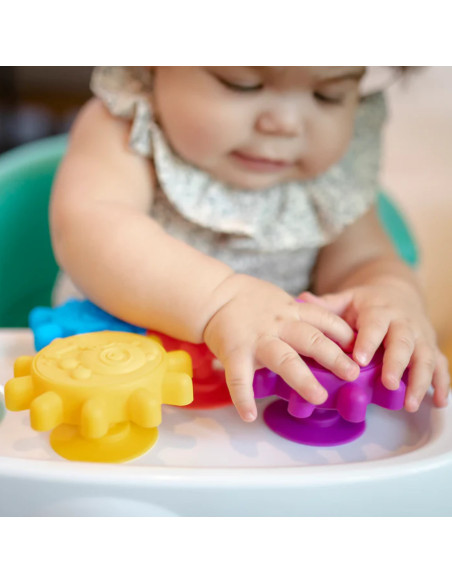 BB-12488,Baby Einsten - Set jucarii senzoriale Ventuzele vesele