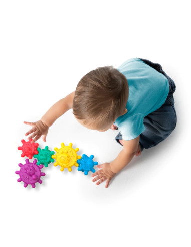 BB-12488,Baby Einsten - Set jucarii senzoriale Ventuzele vesele