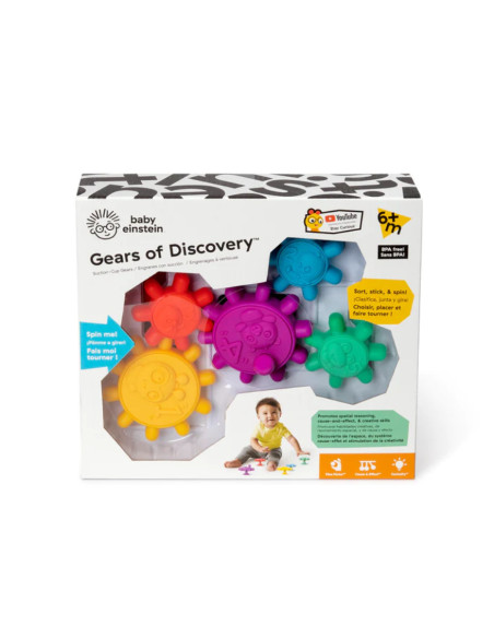 BB-12488,Baby Einsten - Set jucarii senzoriale Ventuzele vesele