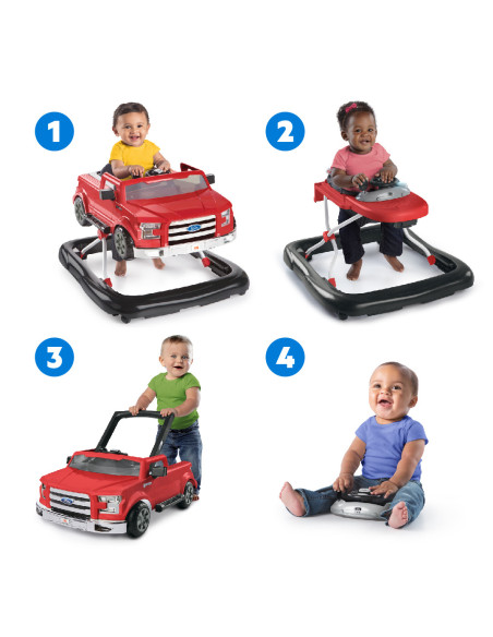 BB-12860,Bright Starts - Premergator si antepremergator 4 in 1 Ford F-150