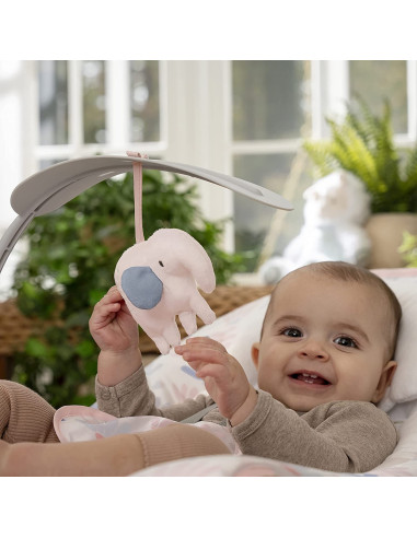 BB-12909,Ingenuity - Leagan si Balansoar Pink Cozy 3 in 1 Pink