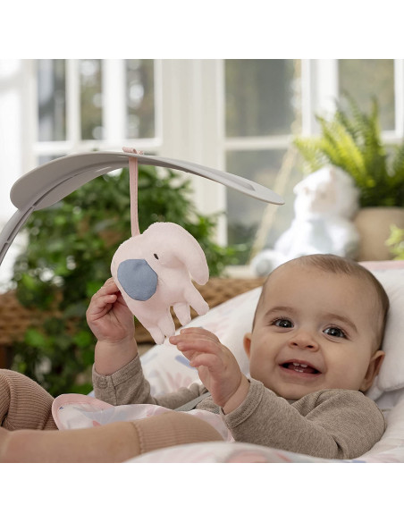 BB-12909,Ingenuity - Leagan si Balansoar Pink Cozy 3 in 1 Pink