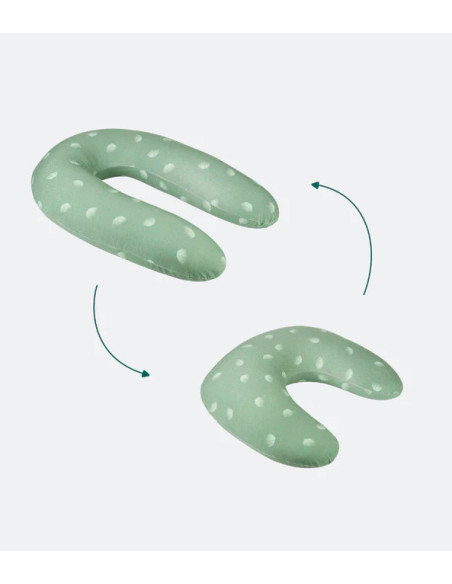 BB-A062030,Babymoov - Perna B.Love 2 in 1 de maternitate si de alaptare, in forma de U si C, Verde