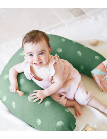 BB-A062030,Babymoov - Perna B.Love 2 in 1 de maternitate si de alaptare, in forma de U si C, Verde