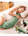 BB-A062030,Babymoov - Perna B.Love 2 in 1 de maternitate si de alaptare, in forma de U si C, Verde