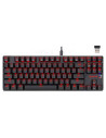 K590-BK_RD,Tastatura gaming mecanica wireless Redragon Mahoraga neagra iluminare rosie switch-uri rosii