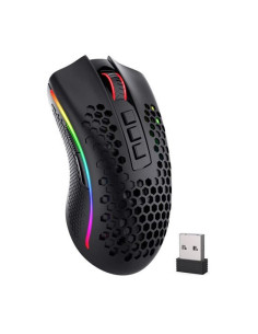 M808-KS,Mouse gaming wireless si cu fir Redragon Storm Pro negru iluminare RGB