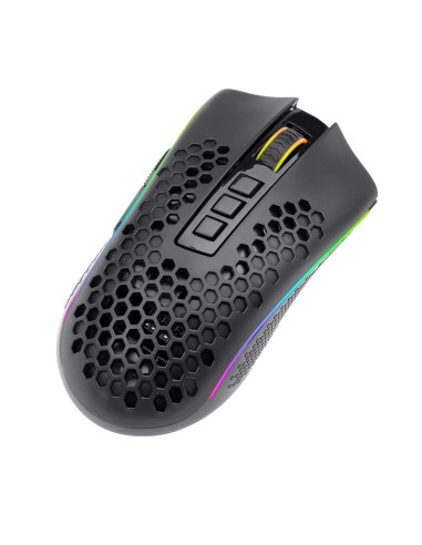 M808-KS,Mouse gaming wireless si cu fir Redragon Storm Pro negru iluminare RGB