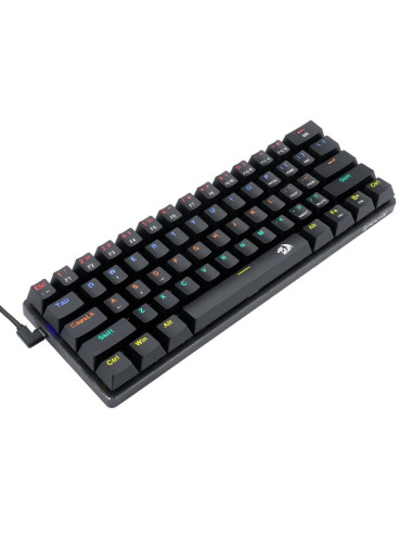 K613-KB,Tastatura gaming mecanica Redragon Jax neagra iluminare Rainbow