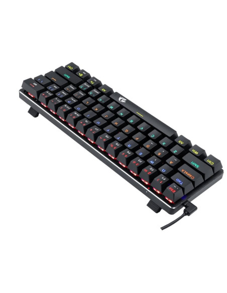 K613-KB,Tastatura gaming mecanica Redragon Jax neagra iluminare Rainbow