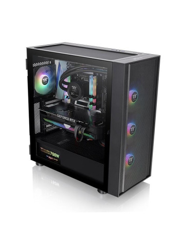 CA-1T9-00M1WN-01,Carcasa Thermaltake H570 Tempered Glass aRGB neagra