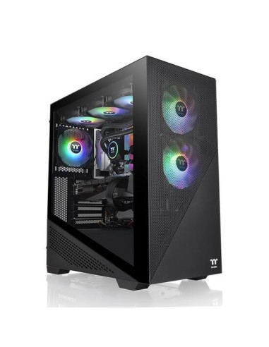 CA-1S4-00M1WN-00,Carcasa Thermaltake Divider 370 Tempered Glass aRGB neagra