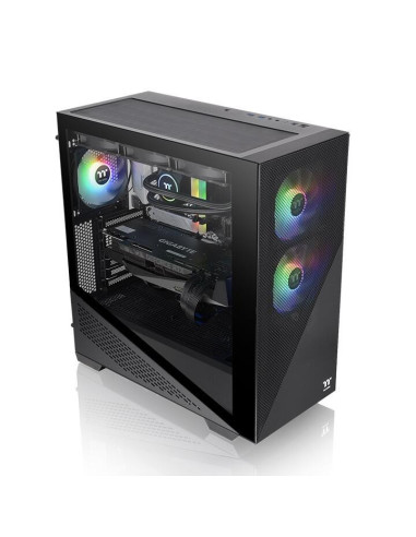 CA-1S4-00M1WN-00,Carcasa Thermaltake Divider 370 Tempered Glass aRGB neagra